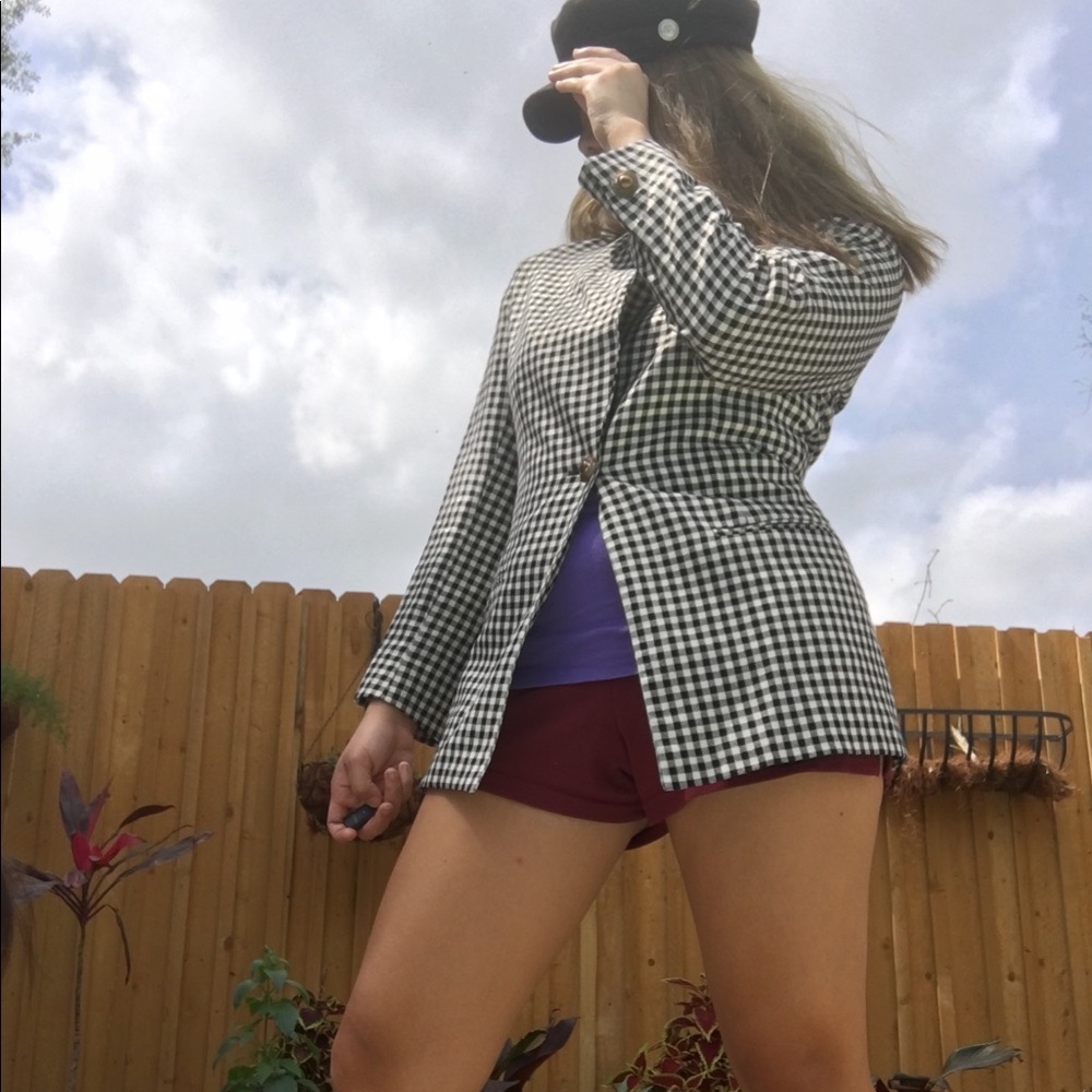 Checkerd blazer ❤️